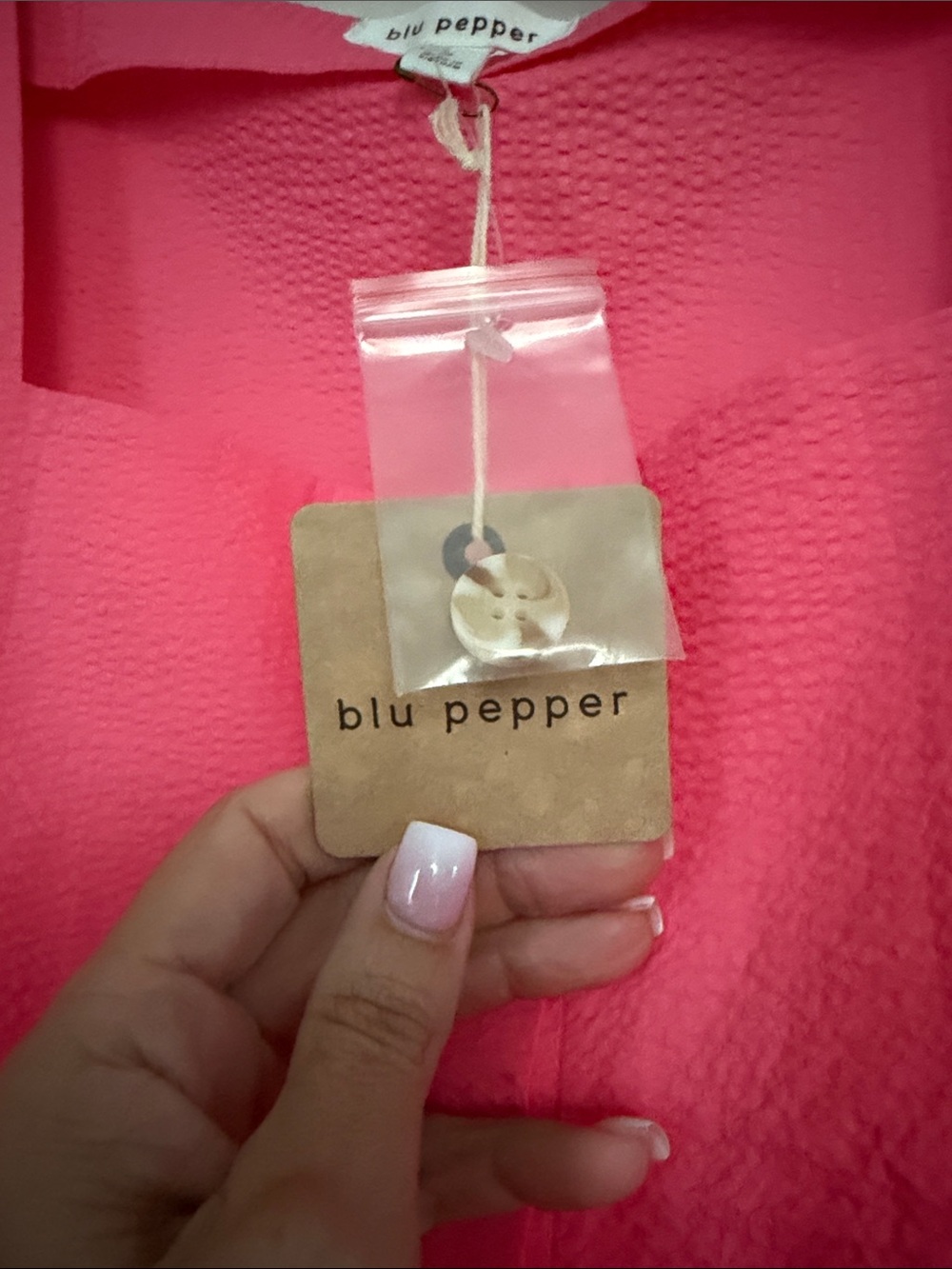 Blu Pepper Pink Ruffle Top - Picture 4 of 6